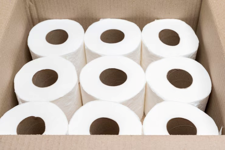 Distribuidor de papel higiênico interfolhado​